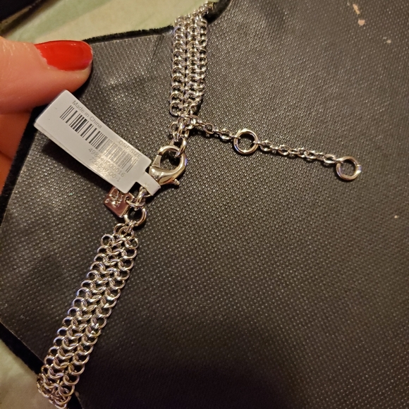NWT Banana Republic silver multichain necklace - Picture 4 of 6
